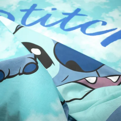 Σεντόνια Σετ 3 τεμ Disney Home Stitch 823 160X240 Turquoise 100%  Cotton