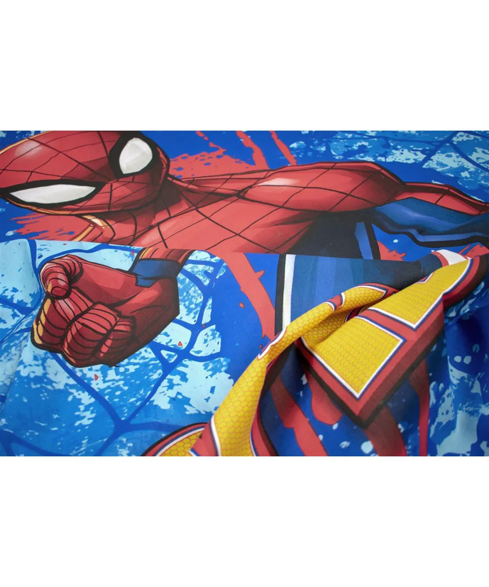 Σεντόνια Σετ 3 τεμ Marvel Spider-Man 713 160X240 Electric Blue 100% Cotton Σεντόνια Σετ 3 τεμ Marvel Spider-Man 713 160X240 Electric Blue 100% Cotton