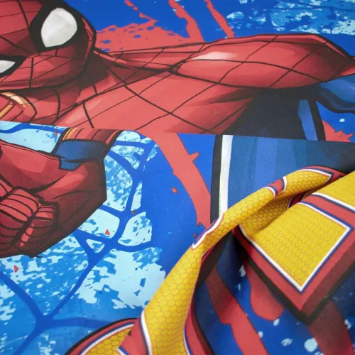 Σεντόνια Σετ 3 τεμ Marvel Spider-Man 713 160X240 Electric Blue 100%  Cotton