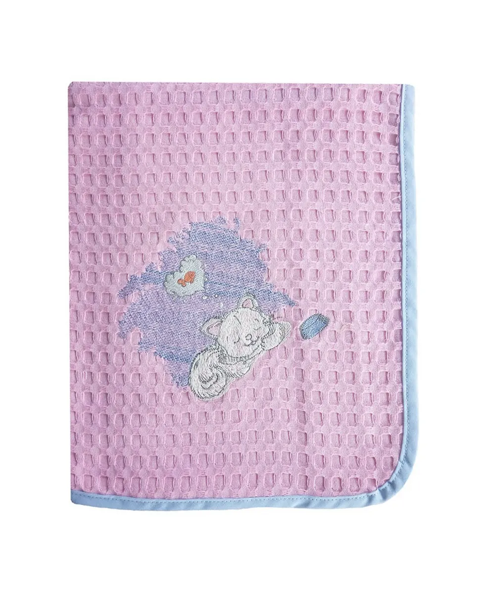 ΚΟΥΒΕΡΤΑ ΠΙΚΕ bebe ΓΑΤΑΚΙ 127 80Χ110 ΡΟΖ/ΣΙΕΛ Cotton 100% ΚΟΥΒΕΡΤΑ ΠΙΚΕ bebe ΓΑΤΑΚΙ 127 80Χ110 ΡΟΖ/ΣΙΕΛ Cotton 100%
