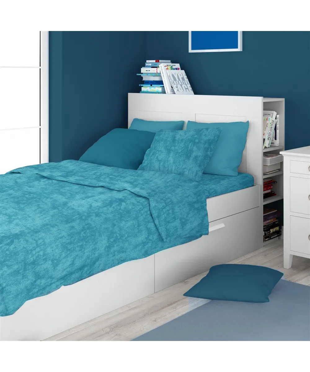 Σεντόνια Σετ 3 τεμ Premium Shadow 620 160X240 Turquoise 100% Cotton Σεντόνια Σετ 3 τεμ Premium Shadow 620 160X240 Turquoise 100% Cotton