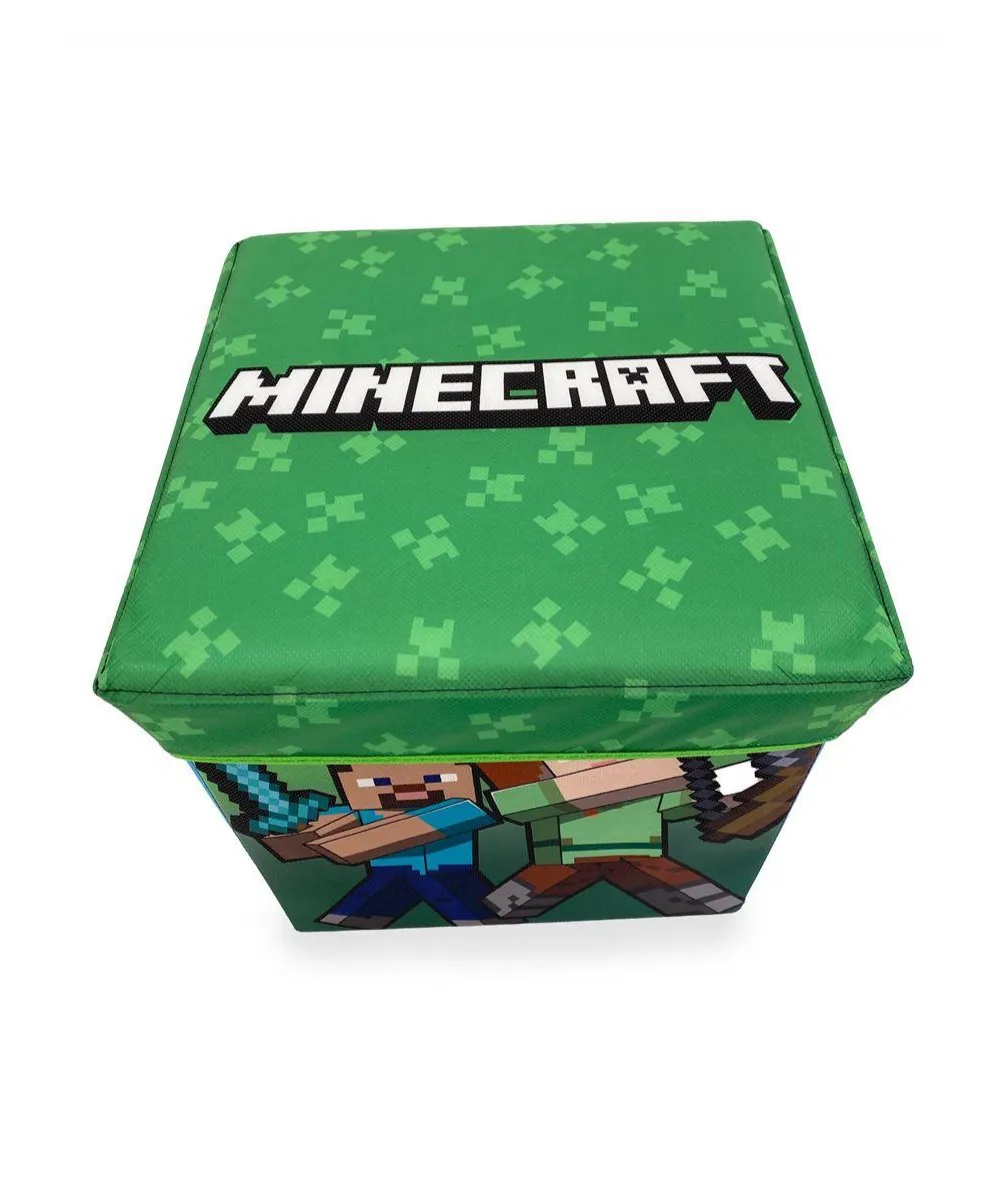 Κουτί-Σκαμπό Mojang Minecraft 28 30X30X30 Green 100%  Polyester