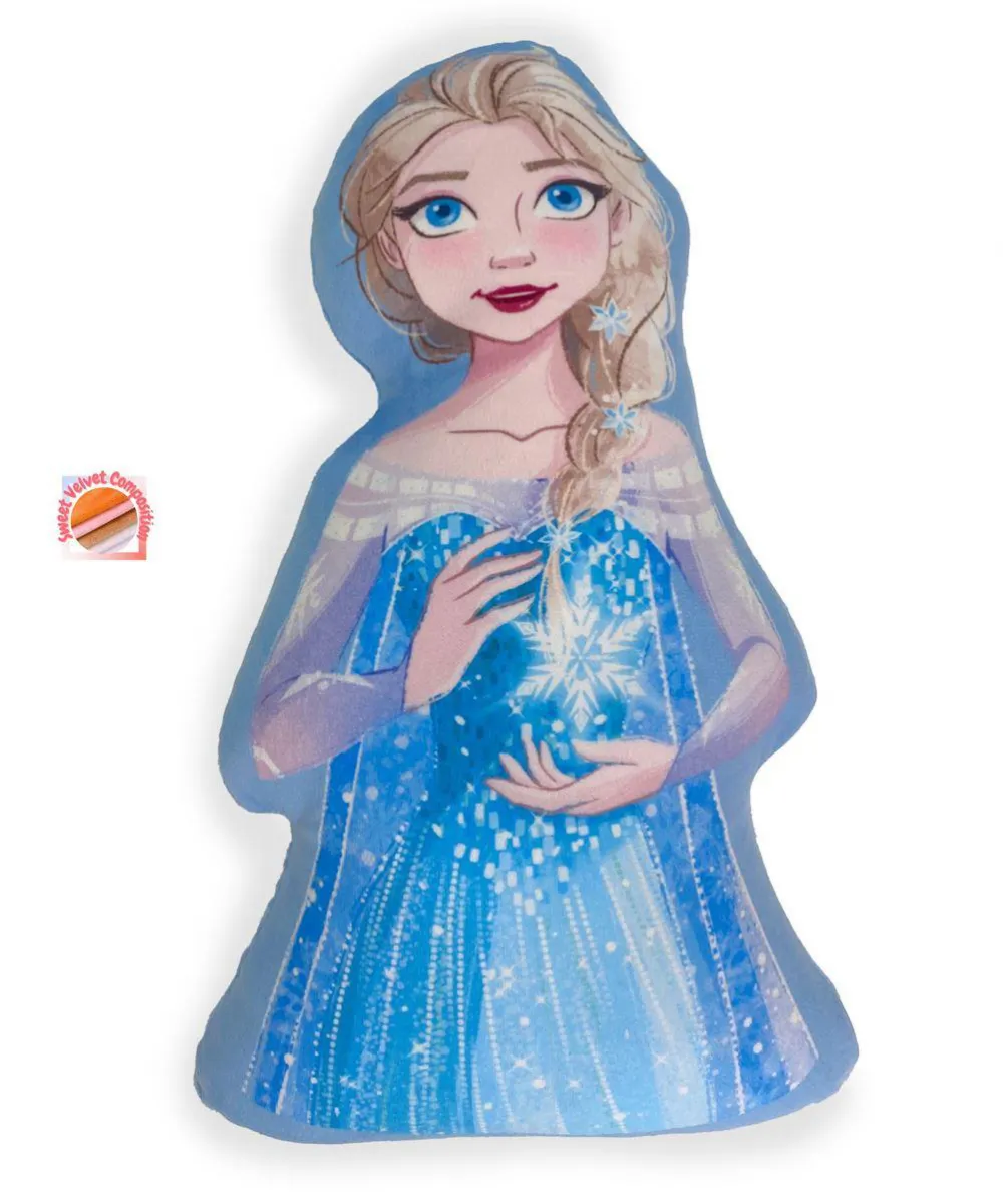 Μαξιλάρι 3D Disney Home Frozen 41 35 cm Sky Blue 100% Velboa Μαξιλάρι 3D Disney Home Frozen 41 35 cm Sky Blue 100% Velboa