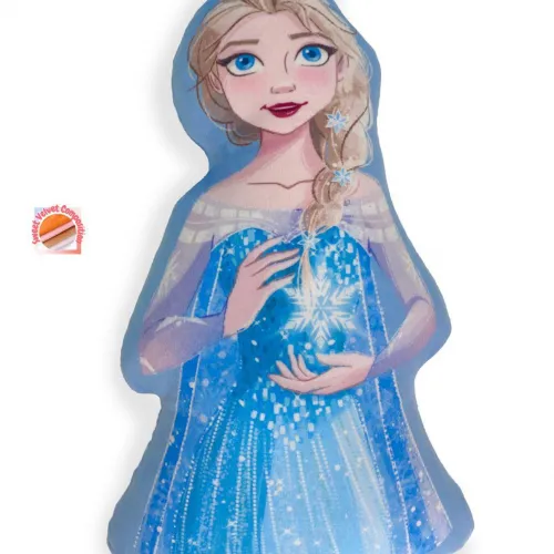 Μαξιλάρι 3D Disney Home Frozen 41 35 cm Sky Blue 100%  Velboa