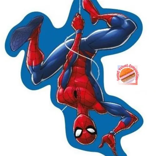 Μαξιλάρι 3D Marvel Spider-Man 68 35 cm Blue 100%  Velboa