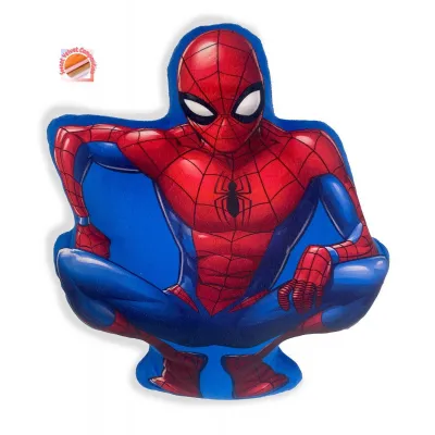 Μαξιλάρι 3D Marvel Spider-Man 35 35 cm Blue 100%  Velboa