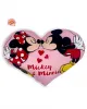 Μαξιλάρι 3D Disney Home Mickey & Minnie 15 40 cm Pink 100% Velboa Μαξιλάρι 3D Disney Home Mickey & Minnie 15 40 cm Pink 100% Velboa