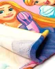 Πόντσο Θαλάσσης Quick Dry Disney Home Princess 08 50X100 Pink 100%  Microfiber