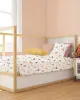 Παπλωματοθήκη Εμπριμέ bebe Forest Animals 571 120X160 White-Pink 100%  Cotton