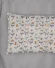 Μαξιλαροθήκη Εμπριμέ bebe Fox 527 35X45 Grey 100%  Cotton
