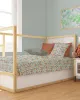 Παπλωματοθήκη Εμπριμέ bebe Fox 528 120X160 Pale Cyan 100%  Cotton