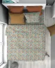 Παπλωματοθήκη Εμπριμέ kids Fox 528 160X240 Pale Cyan 100%  Cotton