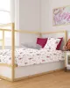 Παπλωματοθήκη Εμπριμέ bebe Cloudy Bear 582 120X160 White-Pink 100%  Cotton