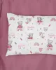 Μαξιλαροθήκη Εμπριμέ bebe Cloudy Bear 582 35X45 White-Pink 100%  Cotton