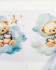 Πετσέτα Σετ 2 τεμ Με Ψηφιακή Εκτύπωση bebe Cute Bear 302 30X50,70X140 White 100%  Cotton