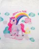 Πετσέτα Σετ 2 τεμ Με Ψηφιακή Εκτύπωση bebe Magic Unicorn 316 30X50,70X140 White 100%  Cotton