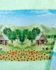 Πετσέτα Σετ 2 τεμ Με Ψηφιακή Εκτύπωση bebe Farm 342 30X50,70X140 Mint 100%  Cotton