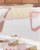Μαξιλαροθήκη Εμπριμέ Δαρεία 490 50X70 White-Beige 70/30 Cott/Pol