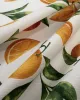 Τραπεζομάντηλο Αλέκιαστο Oranges 474 180X300 White-Orange 70/30 Cott/Pol