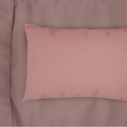 Μαξιλαροθήκη Solid 503 50X70 Dusty Rose 100%  Cotton