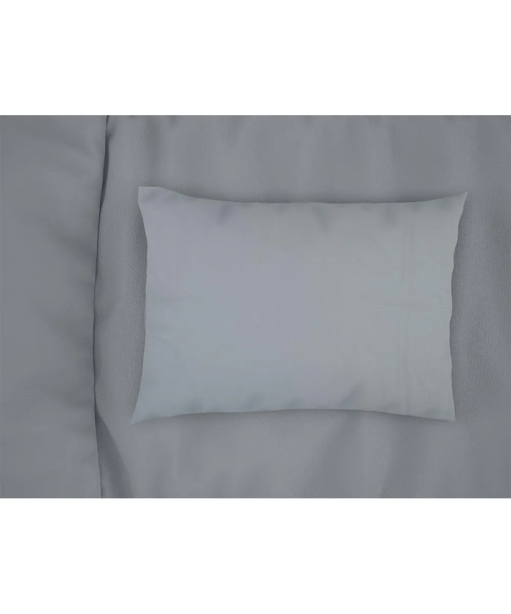 Μαξιλαροθήκη Solid 505 50X70 Light Blue-Grey 100%  Cotton
