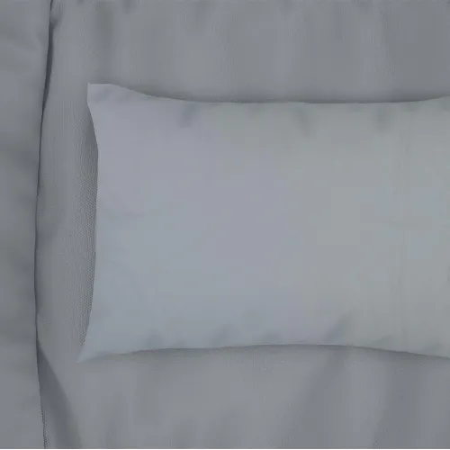 Μαξιλαροθήκη Solid 505 50X70 Light Blue-Grey 100%  Cotton