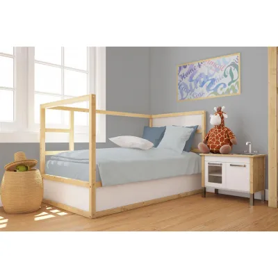 Πάπλωμα bebe Solid 505 120X160 Light Blue-Grey 100%  Cotton