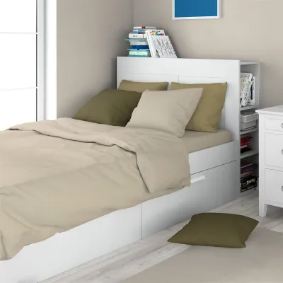 Σεντόνι 1 τεμ Solid 502 160X240 Beige 100%  Cotton