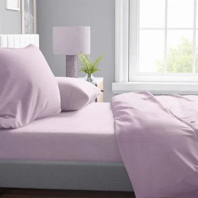 Σεντόνι 1 τεμ Solid 506 240X270 Light Purple 100%  Cotton