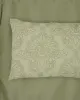 Μαξιλαροθήκη Εμπριμέ Άρτεμις 704 50X70 Light Olive 100%  Cotton