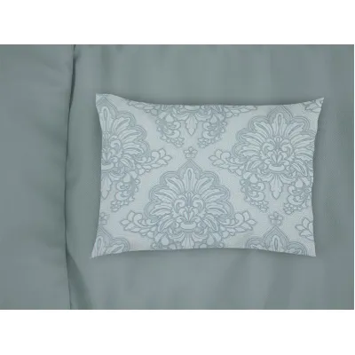 Μαξιλαροθήκη Εμπριμέ Άρτεμις 705 50X70 Light Blue-Grey 100%  Cotton