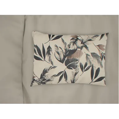 Μαξιλαροθήκη Εμπριμέ Ευριδίκη 710 50X70 Ecru-Black 100%  Cotton