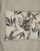 Μαξιλαροθήκη Εμπριμέ Ευριδίκη 710 50X70 Ecru-Black 100%  Cotton