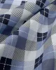 Καρέ Αλέκιαστο Checkered 468 90X90 Blue 70/30 Cott/Pol