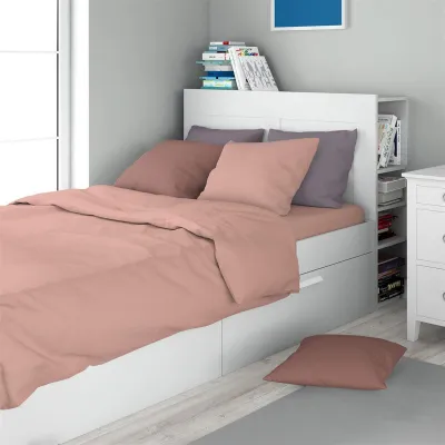 Σεντόνι 1 τεμ Solid 503 160X240 Dusty Rose 100%  Cotton