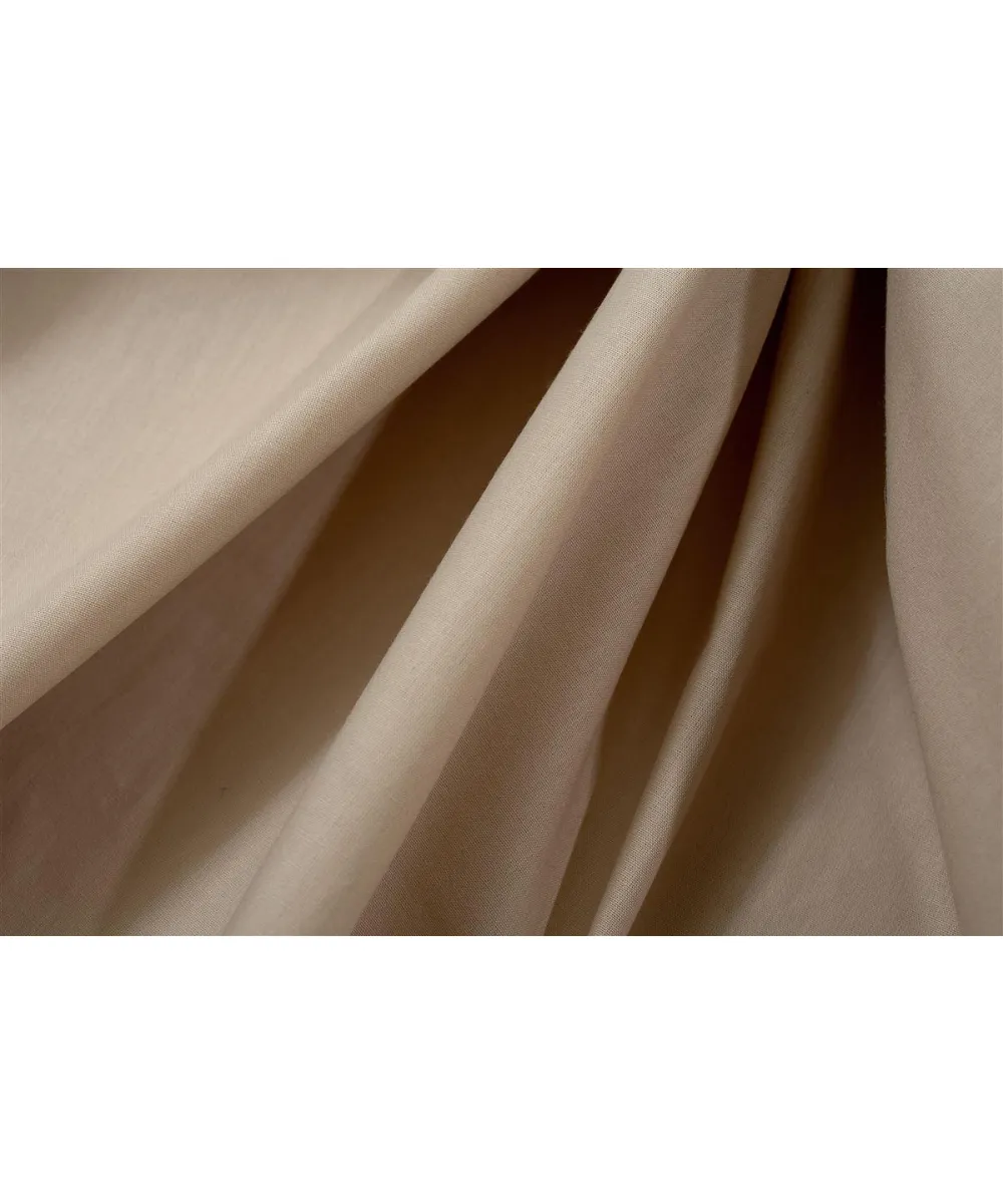 Σεντόνι Σετ 2 τεμ Solid 502 160X240 Beige 100%  Cotton