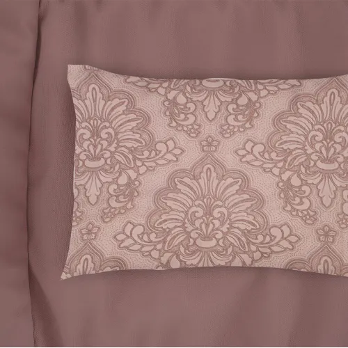 Μαξιλαροθήκη Εμπριμέ Άρτεμις 703 50X70 Dusty Rose 100%  Cotton