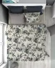 Παπλωματοθήκη Εμπριμέ Ευριδίκη 710 160X240 Ecru-Black 100%  Cotton