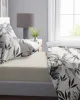 Παπλωματοθήκη Εμπριμέ Ευριδίκη 710 220X240 Ecru-Black 100%  Cotton