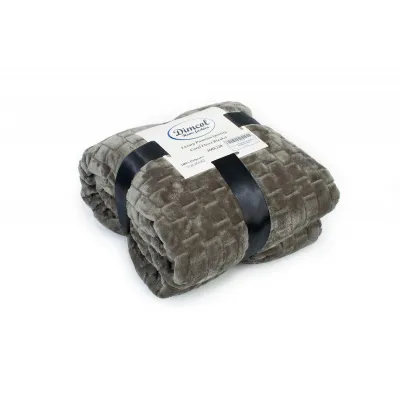 Κουβέρτα Coral Fleece Jacquard Brick 07 220X240 Olive 100%  Polyester