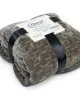 Κουβέρτα Coral Fleece Jacquard Brick 07 160X220 Olive 100%  Polyester