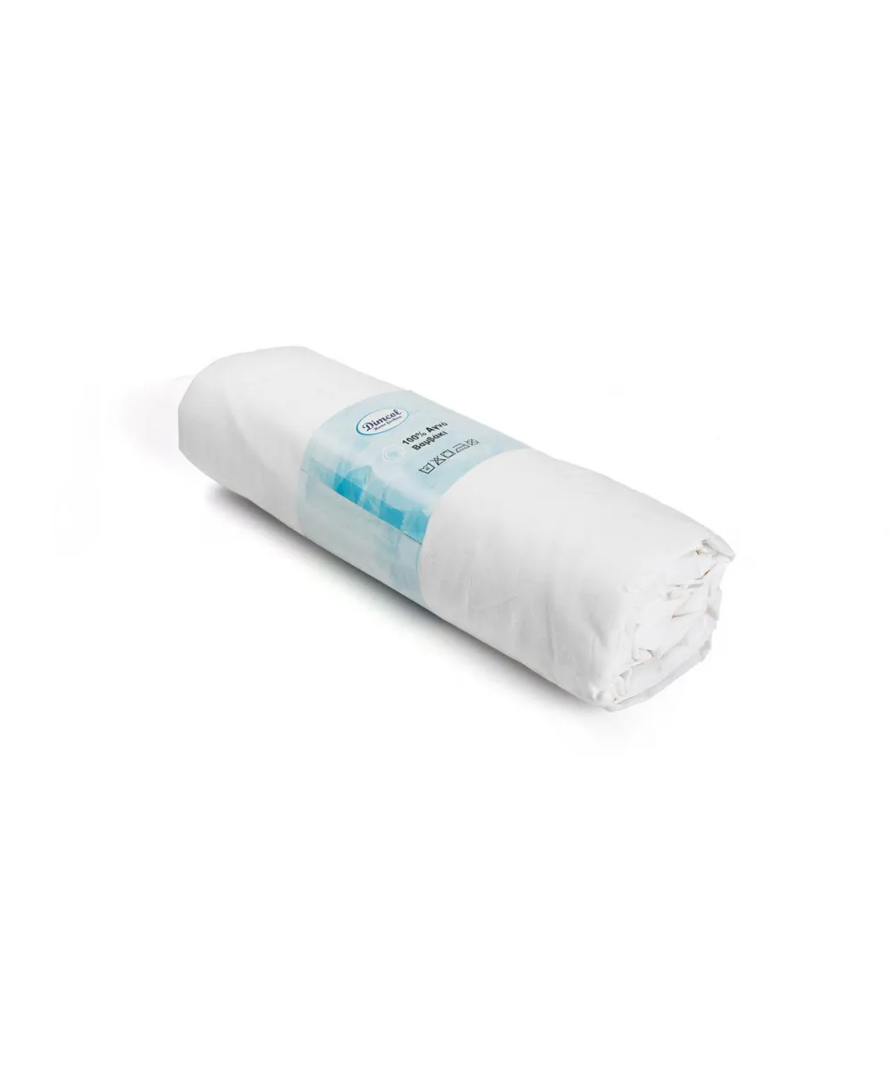 Σεντόνι Με Λάστιχο 1 τεμ. Exotic Line 160X200 30 White 100%  Cotton