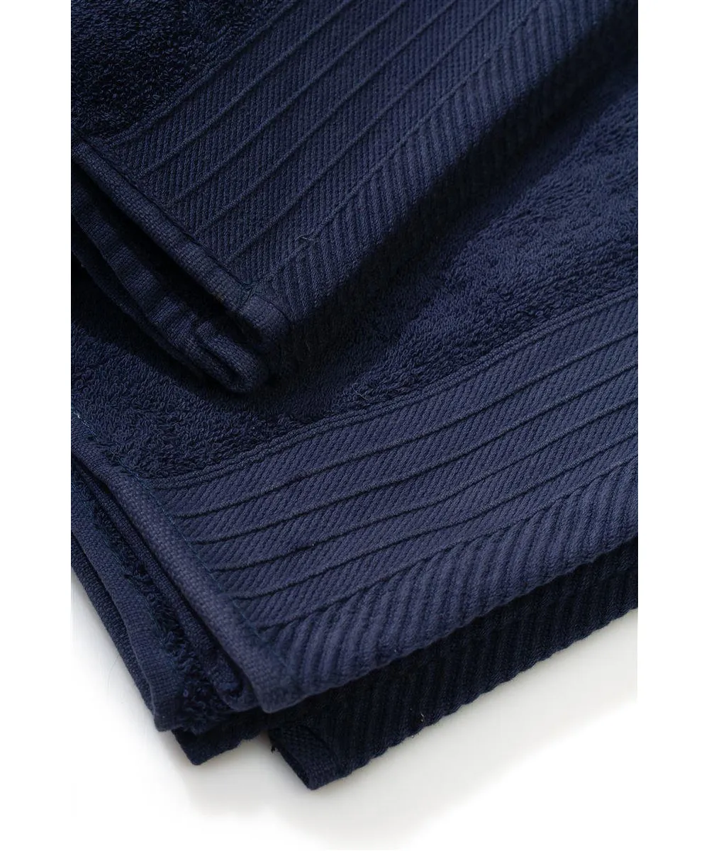 Πετσέτα Πενιέ 500 gr/m² Σετ 3 τεμ 40X60,50X100,80X150 Navy Blue 100%  Cotton