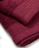 Πετσέτα Πενιέ 500 gr/m² Σετ 3 τεμ 40X60,50X100,80X150 Bordeaux 100%  Cotton