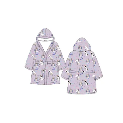 Μπουρνούζι Disney Home Frozen Lilac 100%  Microfiber Lila