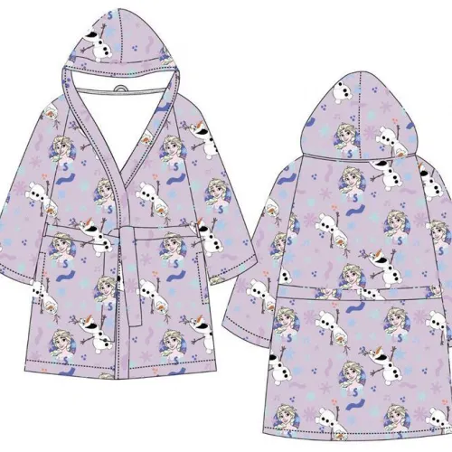Μπουρνούζι Disney Home Frozen Lilac 100%  Microfiber Lila