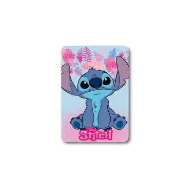 Κουβέρτα Fleece Disney Home Stitch 68 100X140 Ice Blue-Pink 100%  Polyester