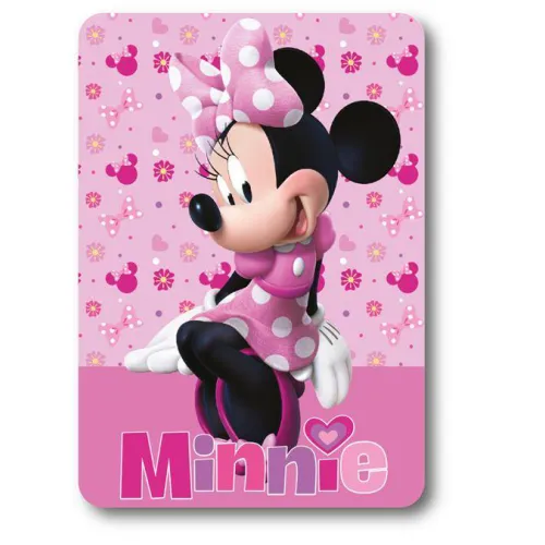 Κουβέρτα Fleece Disney Home Minnie 37 100X140 Pink 100%  Polyester