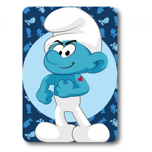Κουβέρτα Fleece Peyo Smurfs 11 100X140 Blue 100%  Polyester