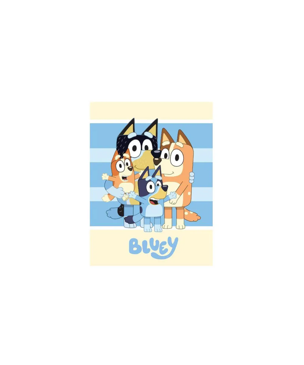 Κουβέρτα Fleece BBC Studios Bluey 55 100X140 Blue 100%  Polyester